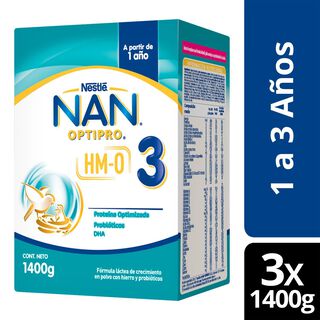 Fórmula infantil NAN® 3 Optipro Multipack 2x700g X3 Cajas,hi-res
