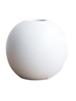Jarrón redondo pequeño blanco esfera,hi-res