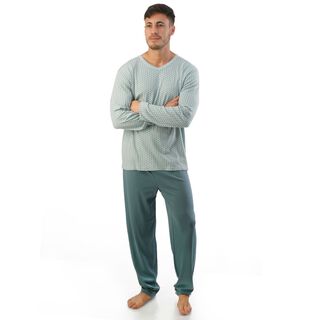 Pijama Hombre Gamuza Polycotton Clásico A,hi-res