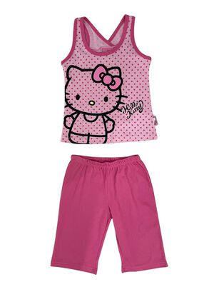 Pijama Niña Algodón Estampado Hello Kitty,hi-res