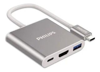 Adaptador Philips  multifunción USB-C a HDTV 4k 3en1 swv6003g,hi-res