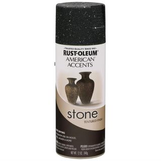 Spray Aerosol Stone Piedra Negro Rust Oleum,hi-res