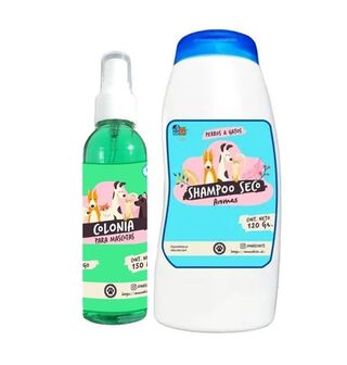 Kit Para Perro Shampoo Seco + Colonia Mango-Coco,hi-res