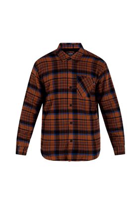 Camisa Portland Sherpa Lined flannel Bronzed,hi-res