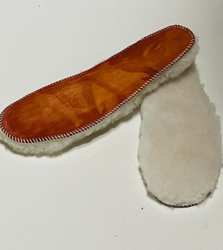 Plantillas para calzado hechas en cuero y piel de oveja,hi-res