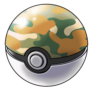 Pokebola - Safari Ball - Bola de safari,hi-res
