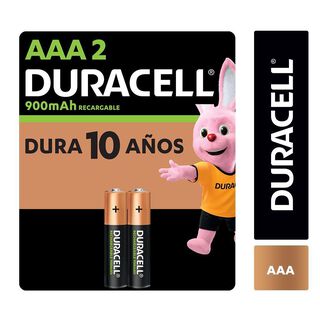 Pilas Duracell recargables AAA,hi-res