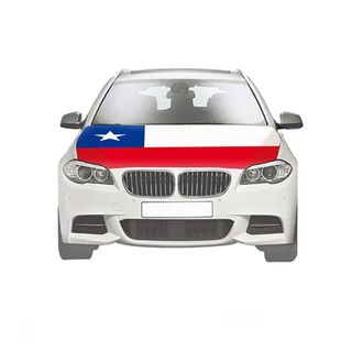 Bandera Chilena Cubre Capot Autos Fiestas Patrias ,hi-res