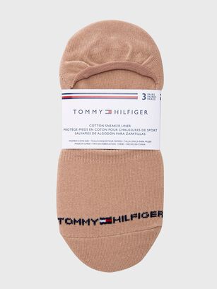 Pack de 3 Socks Liner Beige Tommy Hilfiger A2,hi-res