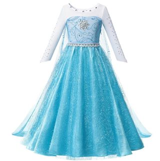 Disfraz Vestido Princesa Elsa Frozen,hi-res