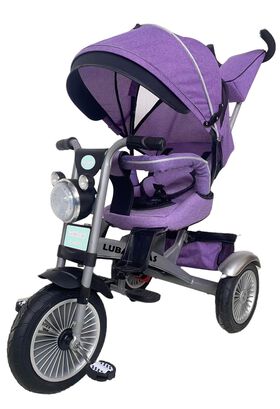 Triciclo Multifuncional 360 LuBabycas Purpura,hi-res