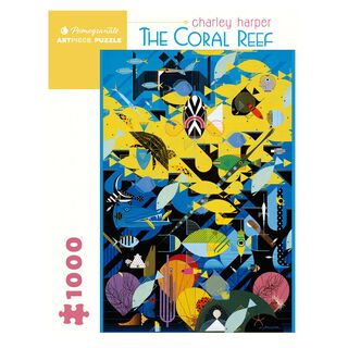 Rompecabeza Charley Harper: The Coral Reef - 1000 Piezas,hi-res