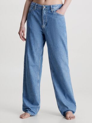 90s Straight Jeans Azul Calvin Klein,hi-res