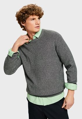 Sweater De Cuello Redondo Hombre Esprit 103EE2I323,hi-res
