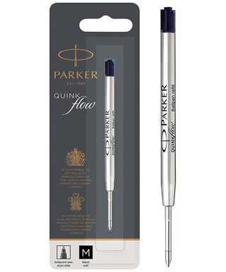 Parker Quinkflow Repuesto Tinta Para Bolígrafos M Negro 3u,hi-res