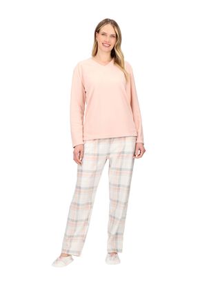 Pijama Largo Micropolar Caffarena,hi-res