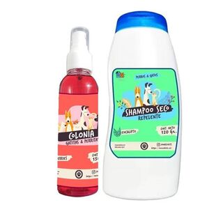 Kit Para Gato Shampoo Seco + Colonia Berries-Eucalipto,hi-res