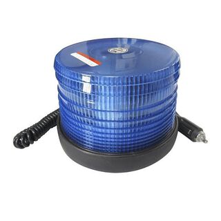 Baliza 60 LED Azul Magnética 12-48V ,hi-res