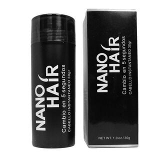 Nano Hair 30g Pelo En Polvo Para Calvicie Negro,hi-res