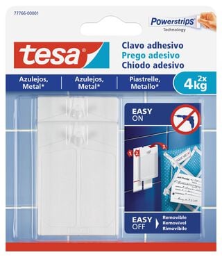 Clavo Adhesivo Removible Tesa Superficie Lisa 4kg,hi-res