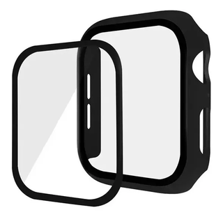 Protector Vidrio Para Apple Watch 45mm Negro,hi-res