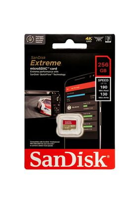 Memoria Micro SD SanDisk 256 GB Extreme Line A2 190 MB/s 4K ,hi-res