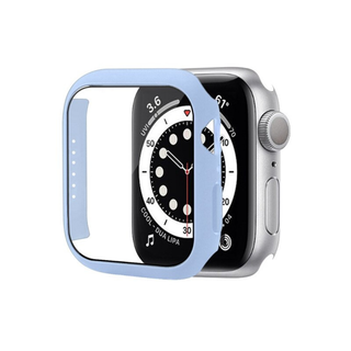 Protector Para Apple Watch Carcasa Slim + Vidrio Templado celeste,hi-res
