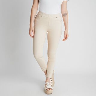 Calza De Jeans Color Con Pretina Elásticada,hi-res