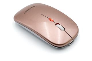 Mouse Dual Inalambrico y Bluetooth Tecmaster Rose,hi-res