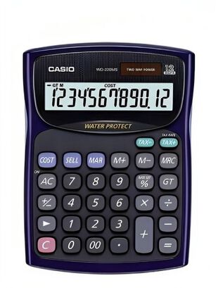 Calculadora Escritorio Casio Wd-220ms,hi-res