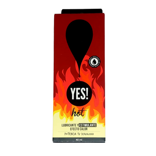 Lubricante Yes Gel Placer Natural Hot 40 mL,hi-res