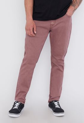 Jeans Hombre Skinny Fit Color Burdeo - Corona,hi-res