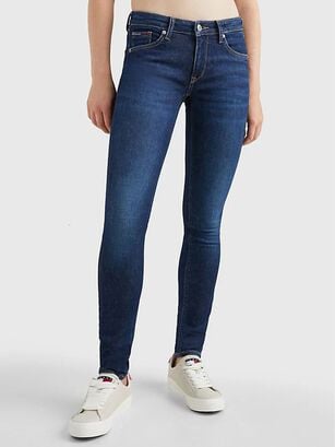 Jeans Sophie Skinny Talle Bajo Azul Tommy Jeans,hi-res