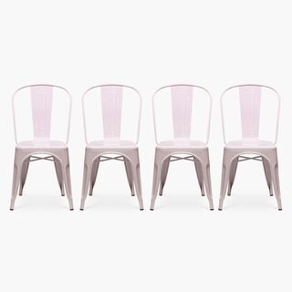Pack 4 Sillas Tolix Asiento Metal Frosted Pink,hi-res