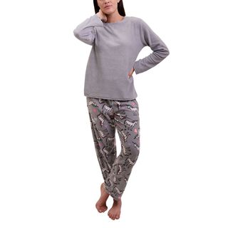 Pijama Micropolar Mujer 8522,hi-res