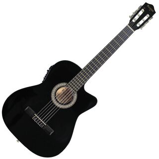 Guitarra electroacústica Vizcaya FC-39CE 4/4 con cutaway - Black,hi-res