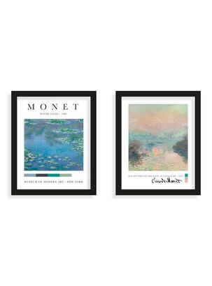 Set de 2 cuadros 20x25 de Monet,hi-res