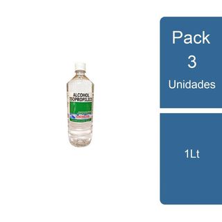 Pack 3 Alcohol Isopropilico 1Lt Dideval,hi-res