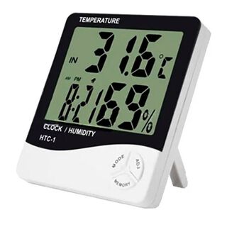 Reloj Termometro Digital Dbmth03 Temperatura Humedad Alarma,hi-res