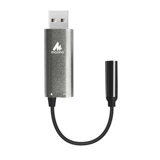 Tarjeta de sonido Maono AU-AD304, entrada USB – Windows/Mac,hi-res