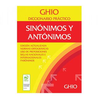 Libro Diccionario Ghio Practico Sinonimo Y Antonimo -947-,hi-res