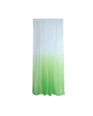 set 2 cortinas tipo visillo degrade Verde,hi-res