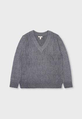 Sweater De Cuello En V Mujer Esprit 994EE1I12,hi-res