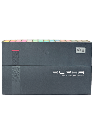 Marcadores Alpha Design Set B 60 Colores,hi-res
