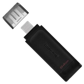 Pendrive Kingston 64GB DataTraveler 70 Flash USB TIPO-C,hi-res