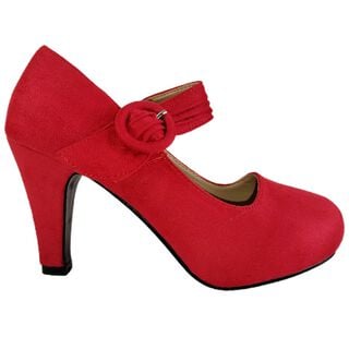 Zapato Formales de Mujer Rojo,hi-res