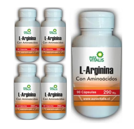 L-Arginina 5x90 Cápsulas Circulación Sanguinea Colesterol AV,hi-res