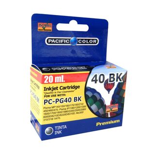Tinta 40 Black Cartucho Compatible Canon Pg 40 2ml Pacific Color,hi-res