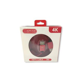 Cable HDMI 4K Rojo De 3 Metros, Version 1.4,hi-res