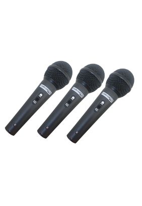 Set de 3 Microfonos Vocales CarverPro CH33-3BK,hi-res